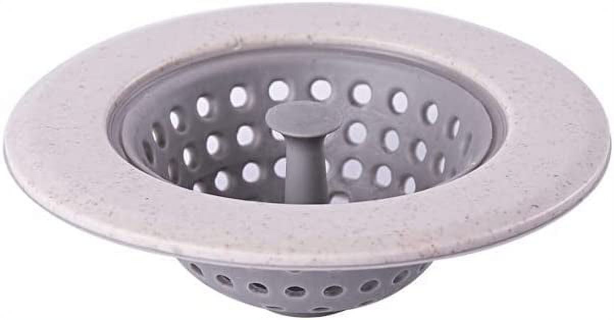 Sink Drain Strainer, Anti-Clog Flexible Sink Strainer Mesh Silicone ...