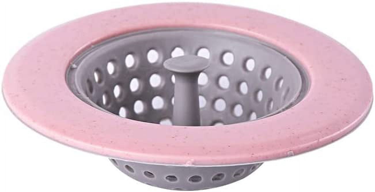 Sink Drain Strainer, Anti-Clog Flexible Sink Strainer Mesh Silicone ...