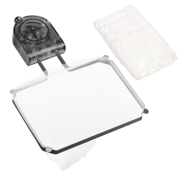 Sink Drain Strainer Basket Suction Cup Corner Sink Strainer Space Saving Sink Hanging Drain Basket Practical Food Catcher Filter with 200 Filter Bags for Food Waste Kitchen