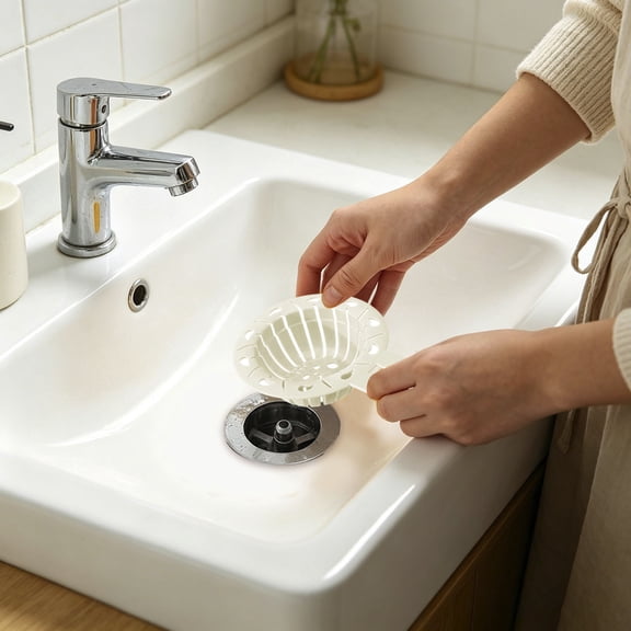 Sink Drain Strainer Fast Drain Kitchen Food Residue Filter Basket Anti-Clog Sink Waste Catcher For Vegetable Peels Leftovers
