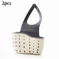 thumbnail image 1 of Sink Draining Hanging Basket Adjustable Kitchen Accessories Rubber Sink Bag Soap Sponge Shelf Faucet Holder for Bathroom 1PC, 1 of 10