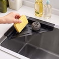 thumbnail image 1 of Sink Drying Rack, Triangle Kitchen Dish Drying Rack for Corner, Sink Caddy with Sponge Holder Drain Tray for Kitchen Cleaning, 1 of 6