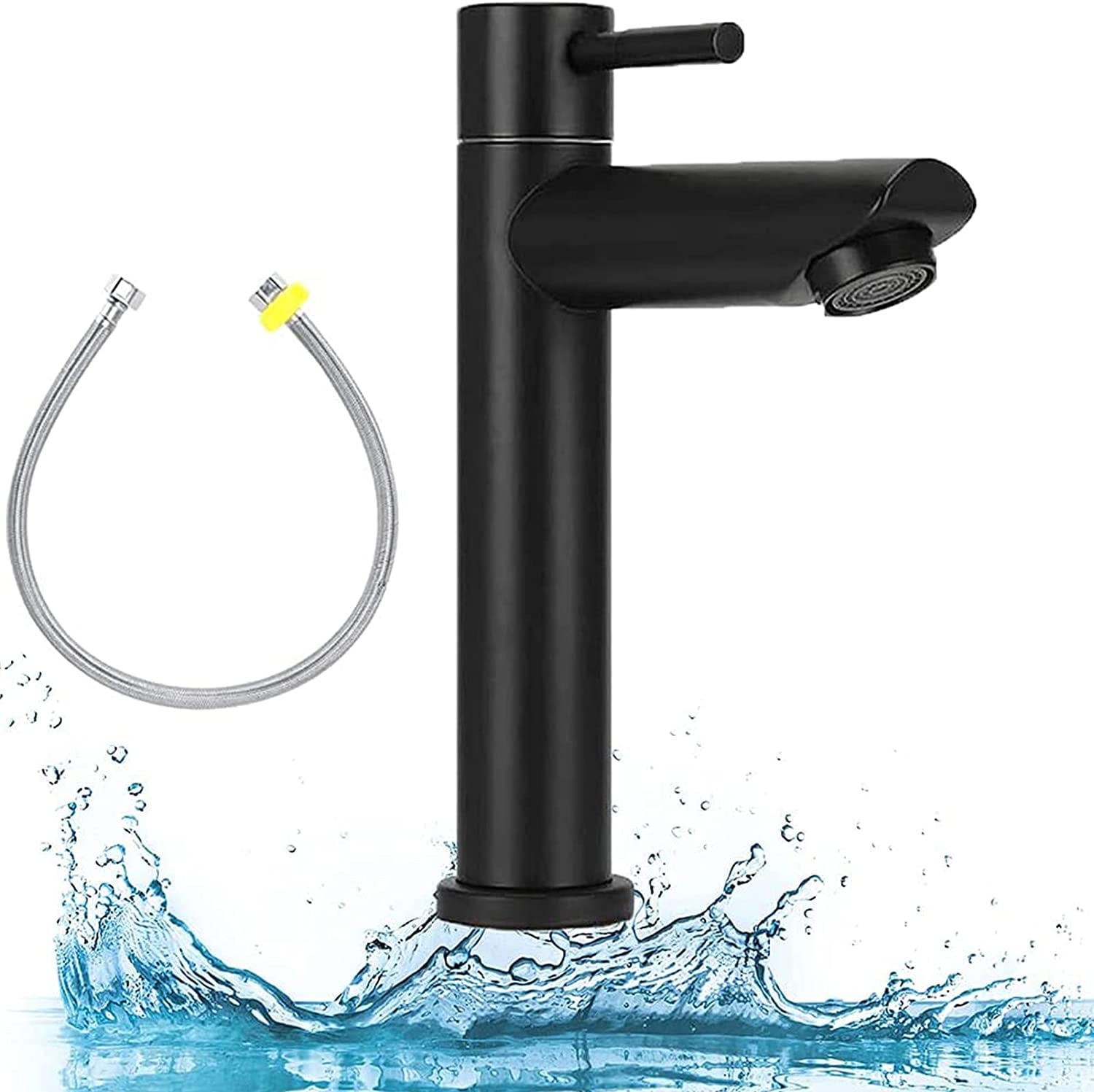 Sink Faucet,Bathroom Faucet,Modern Sink Faucet,Stainless Steel Bathroom Mixer Tap,Cold Water ...