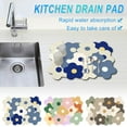 thumbnail image 1 of Sink Faucet Guard and Absorption Pad, Drip Mat, Diatom Mud Material, Anti-mould, Quick-drying, for Kitchen, Bathroom, or Laundry Countertops, Black, by FAJHHA, 1 of 8