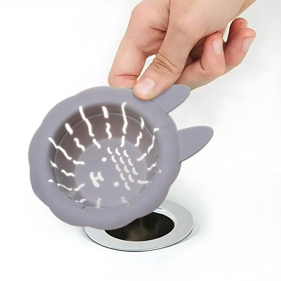 Sink Filter Basket, Kitchen Vegetable Filter, Sleek Modern Design, Prevents Water Accumulation, Stainless Steel Construction, Durable, Easy Cleaning, Compact Size, Household Use