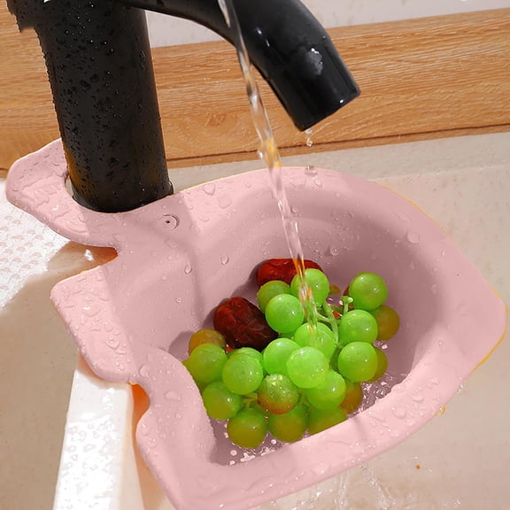 Sink Filter Corner Shelf Sink Strainer Basket Drain Basket Drain Rack Elephant Shaped Strainer Storage Basket Drying Draining Space-saving