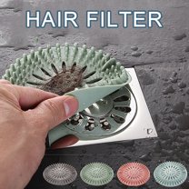 Sink Filter Screen Bathroom Floor Deodorant Toilet Sink Hair Filter Widely Used In Bathrooms Sinks Toilets, Soft Fit Not Easy To Aging Fine Leakage Hole Convenient For Drainage