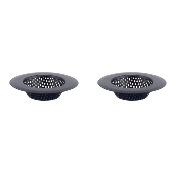 Sink Filter Trap Basket,Kitchen Sink Drain Strainer,Stainless Steel Mesh Sink Drain Strainer,Anti-Clogging Sink Food Catcher Basket,Fast Drainage Filter Sink Plug for Kitchen,Bathroom(9cm*2)