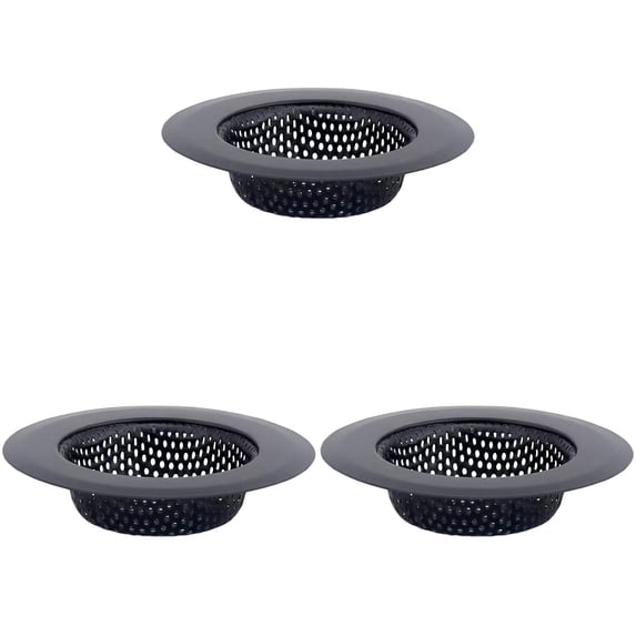 Sink Filter Trap Basket,Kitchen Sink Drain Strainer,Stainless Steel Mesh Sink Drain Strainer,Anti-Clogging Sink Food Catcher Basket,Fast Drainage Filter Sink Plug for Kitchen,Bathroom(11cm*3)