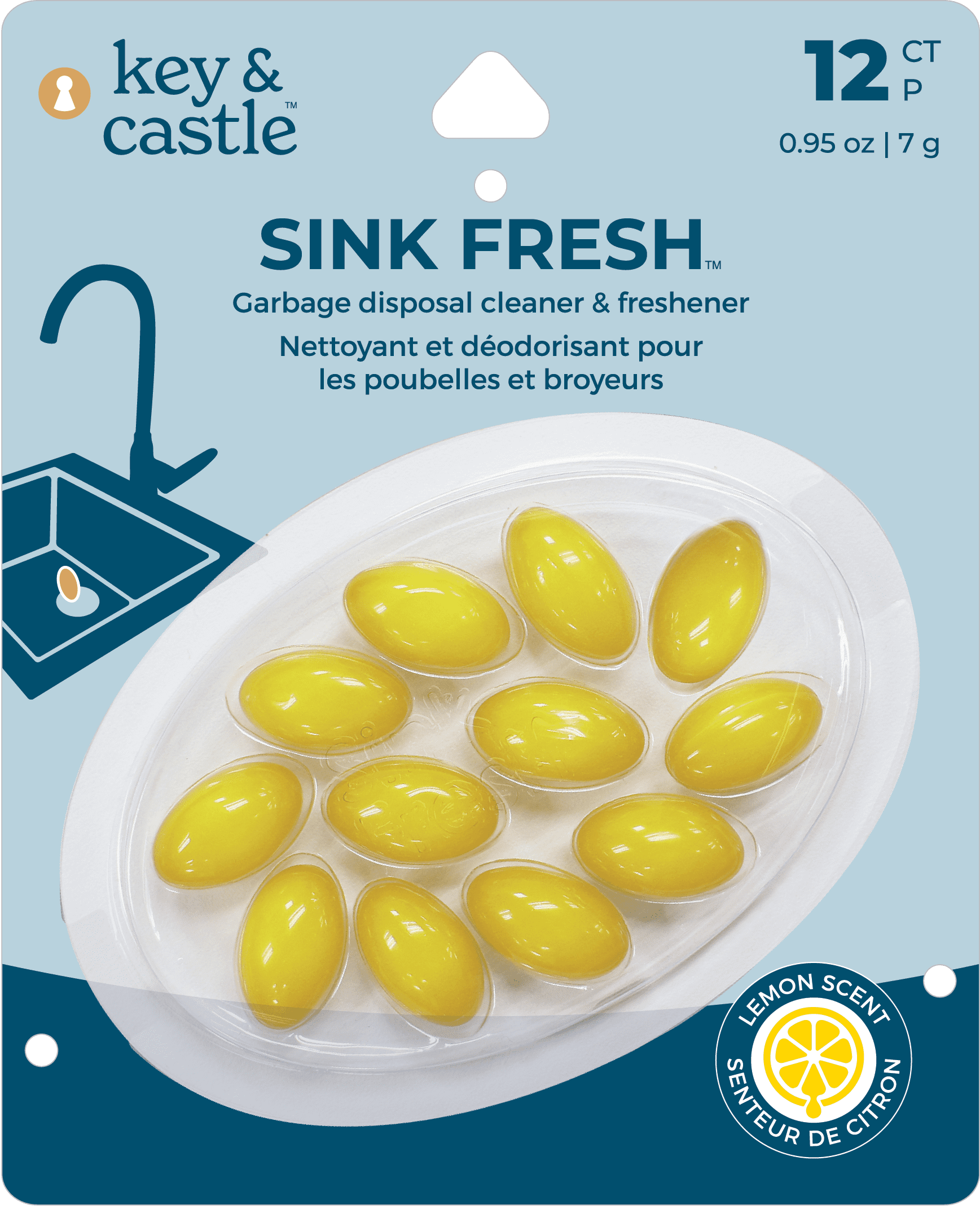 Sink Lemon Cleaner And Deodorizer