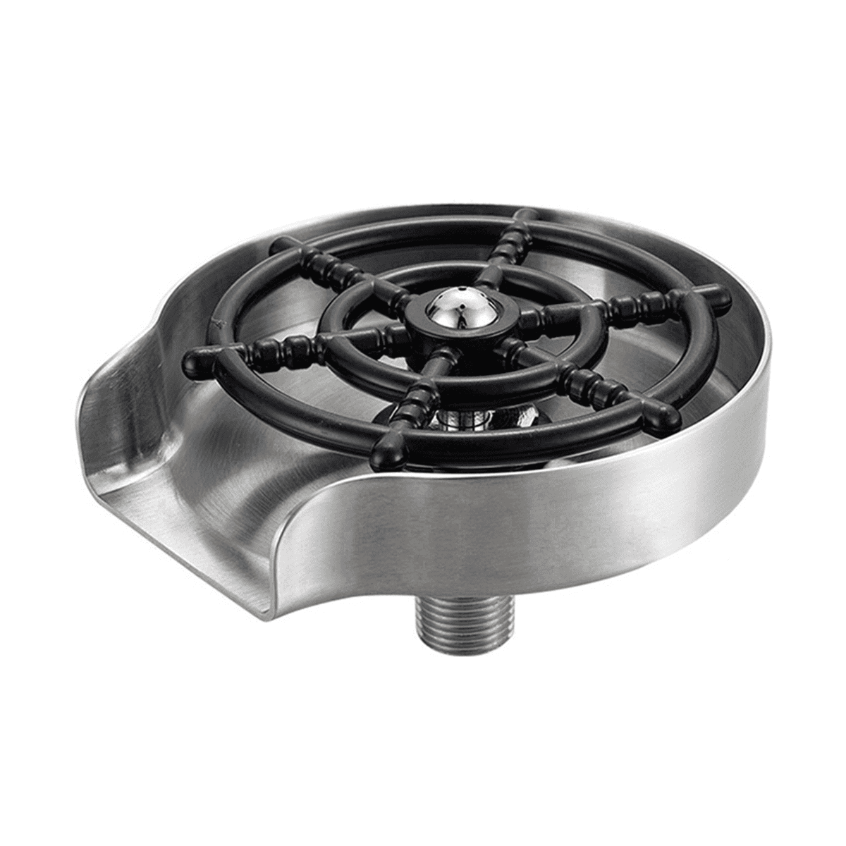 Sink Glass Rinser, Stainless Steel Kitchen Glass Rinser, Family Bar Café Fast Glass Rinser