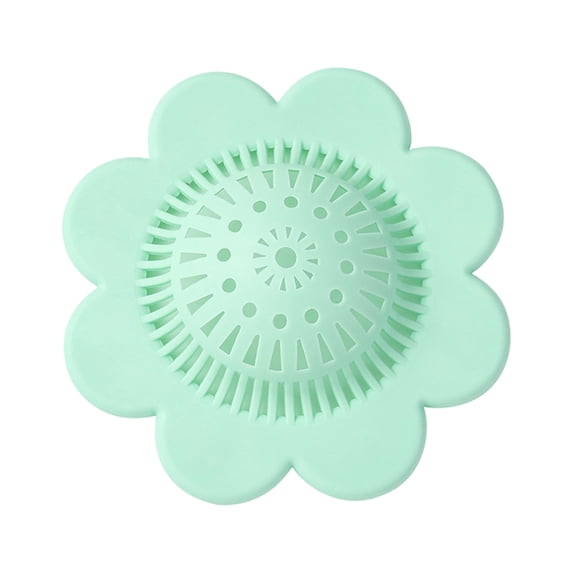 Sink Hair Catcher, Anti Clogging Floor Drain Cover Filter Strainer for Bathroom Kitchen Shower Bathtub Sewerage System Water Pipe Protection Debris Catcher Device Green
