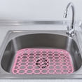 thumbnail image 1 of Sink Mat, 10.2x10.2in Plastic Foldable Sink Protector, Heat Resistant, For Kitchen Basin Bottom, Ideal for Stainless Steel Porcelain Farmhouse Sinks, 1 of 5