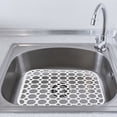 thumbnail image 1 of Sink Mat, 10.2x10.2in Plastic Foldable Sink Protector, Heat Resistant, For Kitchen Basin Bottom, Ideal for Stainless Steel Porcelain Farmhouse Sinks, 1 of 5