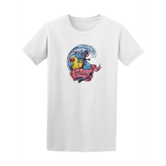 Sink Or Swim Anchor & Evil Duck Tee Men's -Image by Shutterstock