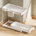 thumbnail image 1 of Under Sink Organizer, Kitchen Storage Organization, 2-Tier Pull Out Cabinet Organizer, Kitchen Bathroom Organizer and Storage, Spice Rack for Kitchen, Multi-use Sliding Drawers Shelves, 1 of 5
