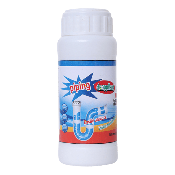 Sink and Pipe Cleaner, Powerful Drain Decontamination and Clog Remover, Hair, Grease and Food Residue Dissolving Solution, Portable and Easy to Use for Kitchen, Bathroom and Home Drains