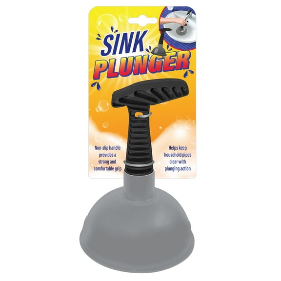 Sink Plunger to help keep household pipes clear with plunging action.