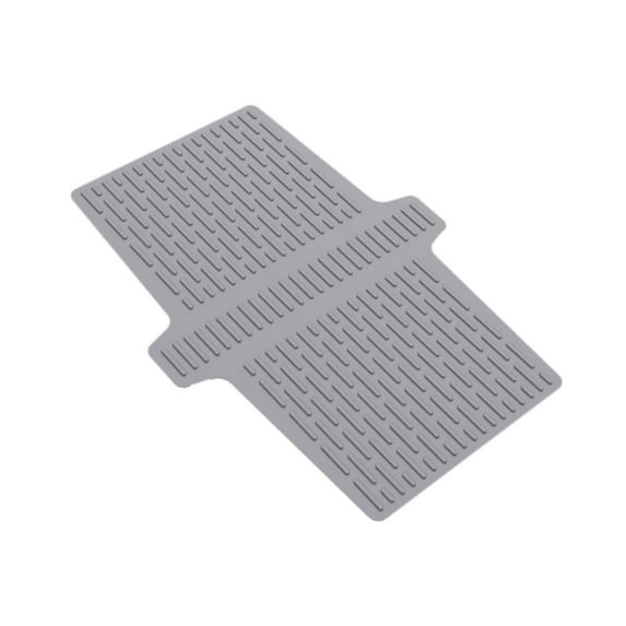 Sink Protector Divider Mat Drying Pad Heat Resistant Gray for Household Countertops Dishes and Pots