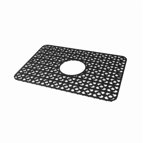 Sink Protectors for Kitchen, Center Drain Kitchen Sink Mat Grid Accessory, Folding Silicone Mats Grates, Non-slip Heat Resistant