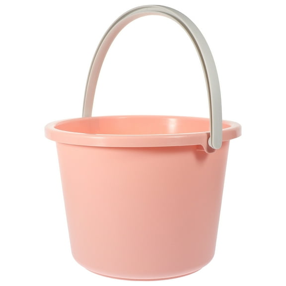 Portable Plastic Bucket with Handle for Storage Multipurpose Assorted Color 5 Gallon