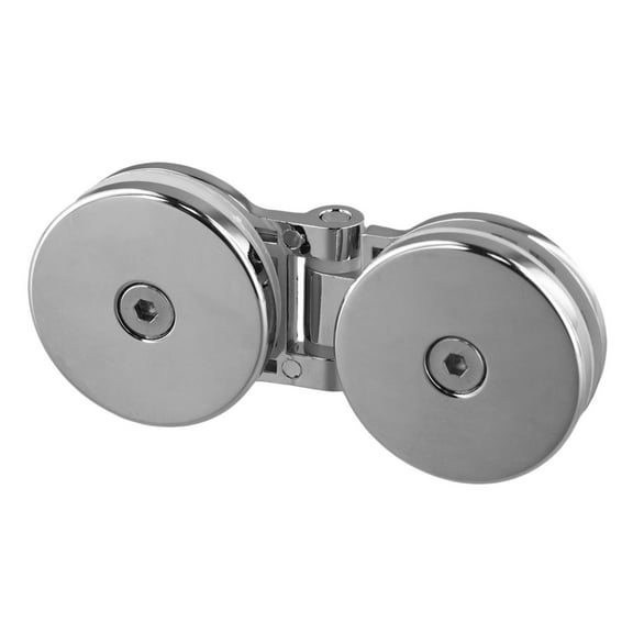 Sink Shower Tray Screen 180 Degrees Frameless Glass Shower Door Bracket Hinge Glass Zinc Alloy Accessories For Bathroom