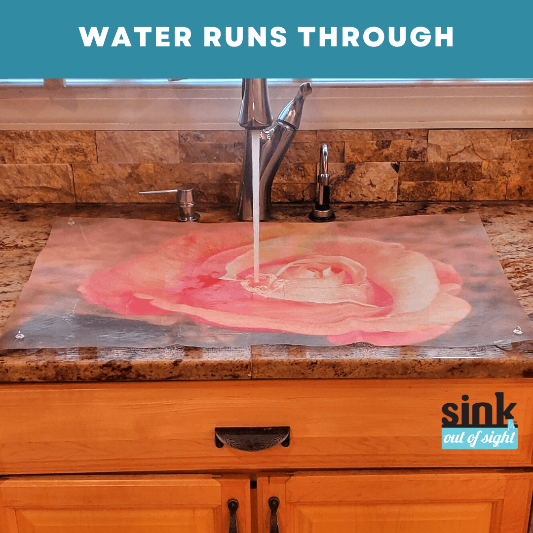 Jenny's Rose Heat-Resistant Decorative Sink Cover
