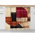 thumbnail image 1 of Sink Skirt 10"W x 11"L, Dustproof Under Sink Curtain Skirt for Bathroom Kitchen, Adhesive Short Vanity Curtains Cover for Laundry Room Closet Shoe Rack, 1 of 8