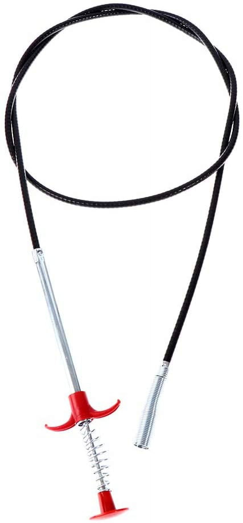 Sink Snake, Grabber Claw Pick Up Reacher Tool with 4 Claws Drain Clog