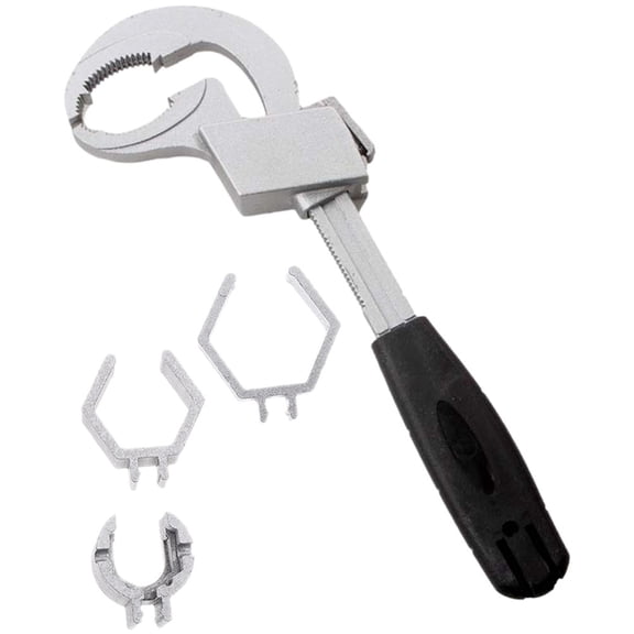 Sink Spanner Water Pipe Wrench Plumber Wrench Tool Faucet Wrench Bathroom Adjustable Wrench Wrench Multifunction Aluminum Alloy