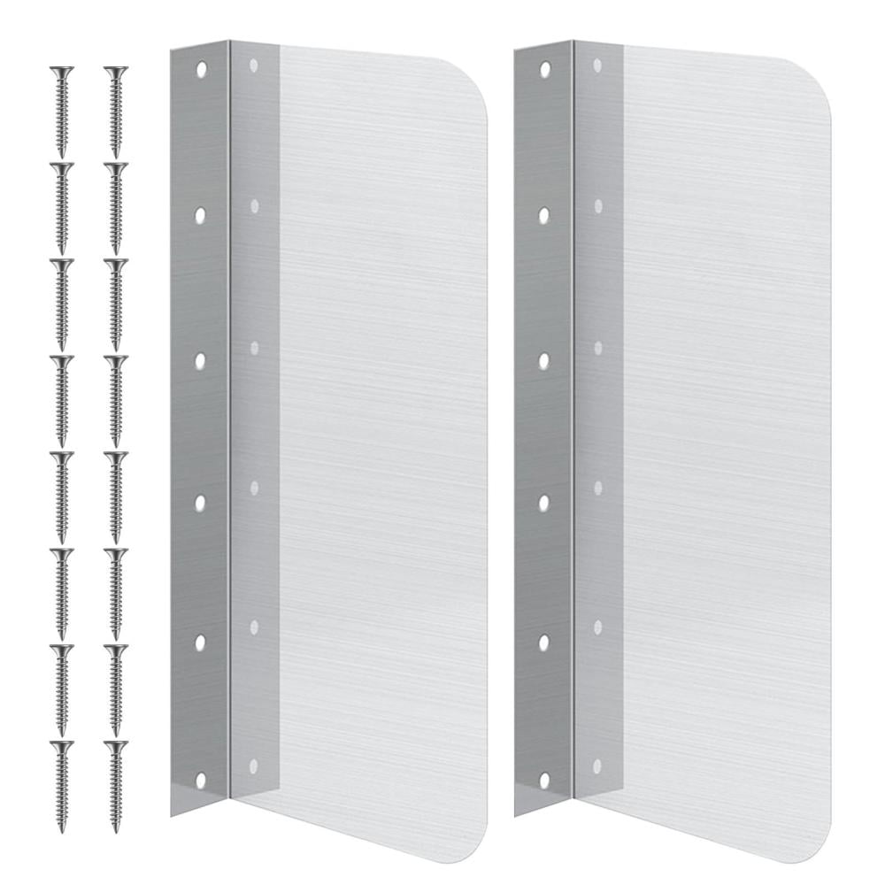 Sink Splash Guard 2 Pcs Stainless Steel Stove Splash Guard Wall