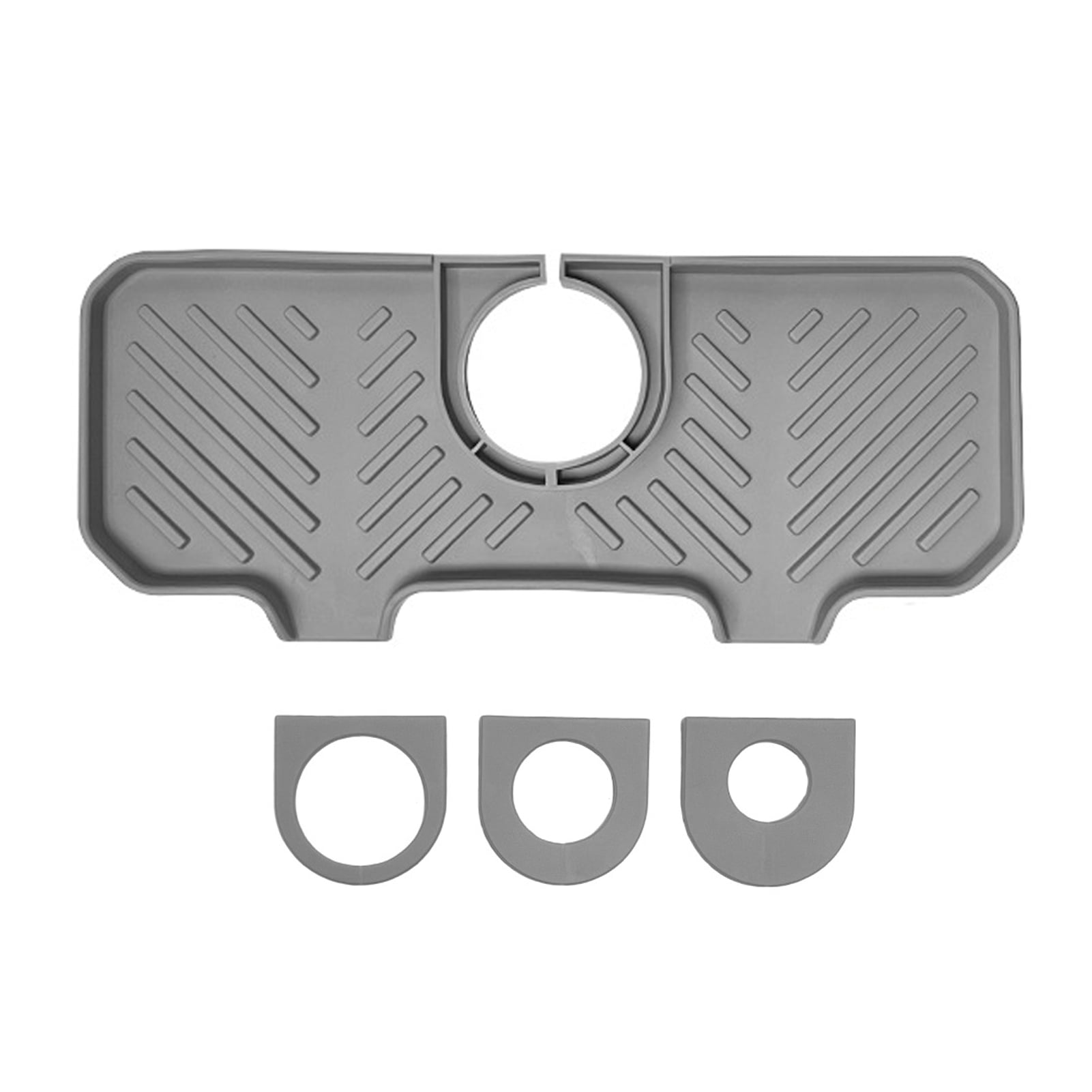 Sink Splash Guard Drain Mat Soft Flexible Quick Dry Wear Resistant