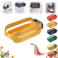 thumbnail image 1 of Sink Sponge Caddy, Snap-On Drain Basket for Kitchen & Bathroom, Tool-Free Fauce Rack, BPA-Free, Sink Organizer,Sponge Holder,Yellow,1PC,Kitecy, 1 of 9