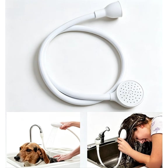 Sink Spray Hose, Pet Shower Spray Head Hose, For Bathing Baby,Pets Shower, Washing Hair, Washing Hair,Rinsing Vegetables