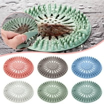 Sink Strainer Basdi Sink Sewer Filter Screen - Anti-Clogging Hair Catcher, Odor Proof Bathroom Floor Drain Cover, Easy-Clean Rustproof Mesh for Shower, Tub, and Toilet Sinks, Anti-Clog Drain Cover
