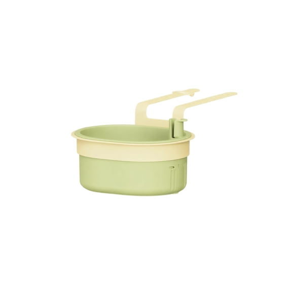 Sink Strainer Basket Green Hanging Food Catcher with Drain Hole for Kitchen Sink 1 Pack Dishwashing Residue Filter Holder for Home Kitchen Countertop Leftover Food Draining Application