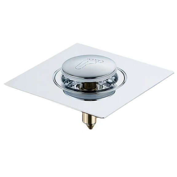 Sink Strainer Pop-Up Foot Floor Drain Bouncing Core Bathroom Shower Garbage Grille Filter Toilet Antiodor Sewer Stopper Plug