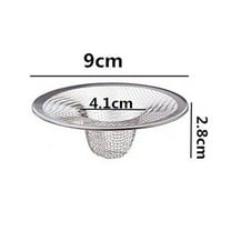 Sink Strainer Stainless Steel Metal Mesh Sink Drain Strainer Large Wide Brim Mesh Basket for Most Kitchen Sink Bathroom Bathtub Shower Room Balcony Drains