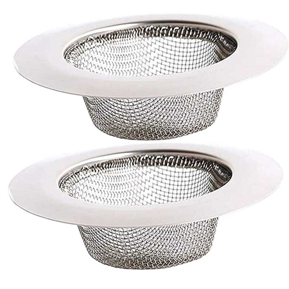 Sink Strainer for Shower Plug Hole Hair Catcher Fits Tub or Kitchen