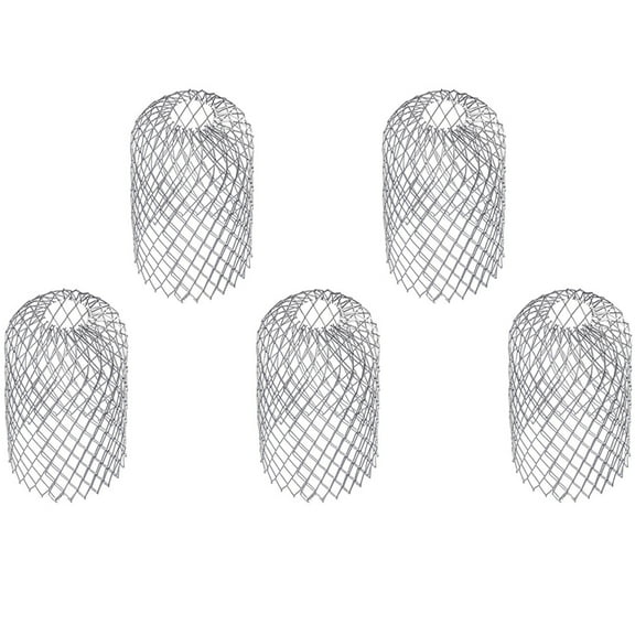 STRANDCHIC Stainless Steel Gutter Guards Drainage Protection 5pcs Strandchic