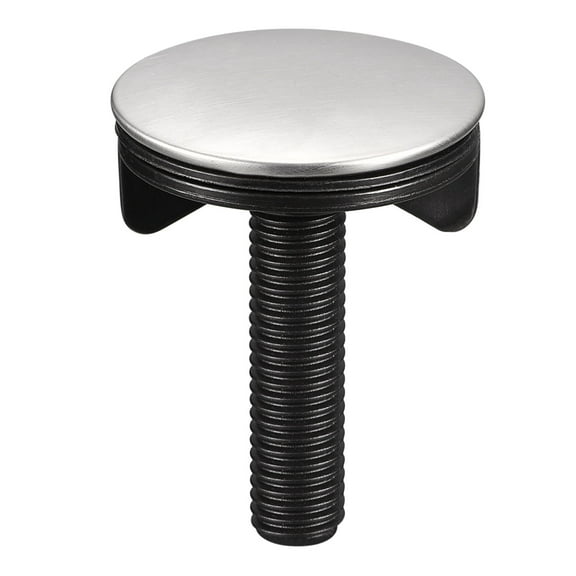 Sink Tap Hole Cover Brushed Stainless Steel, Faucet Hole Cover, 1 Packs(0.47 to 1.57 Inch in Diameter)