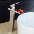 Sink Tap Temperature Controlled Faucet,LED Crane Modern Water Tap