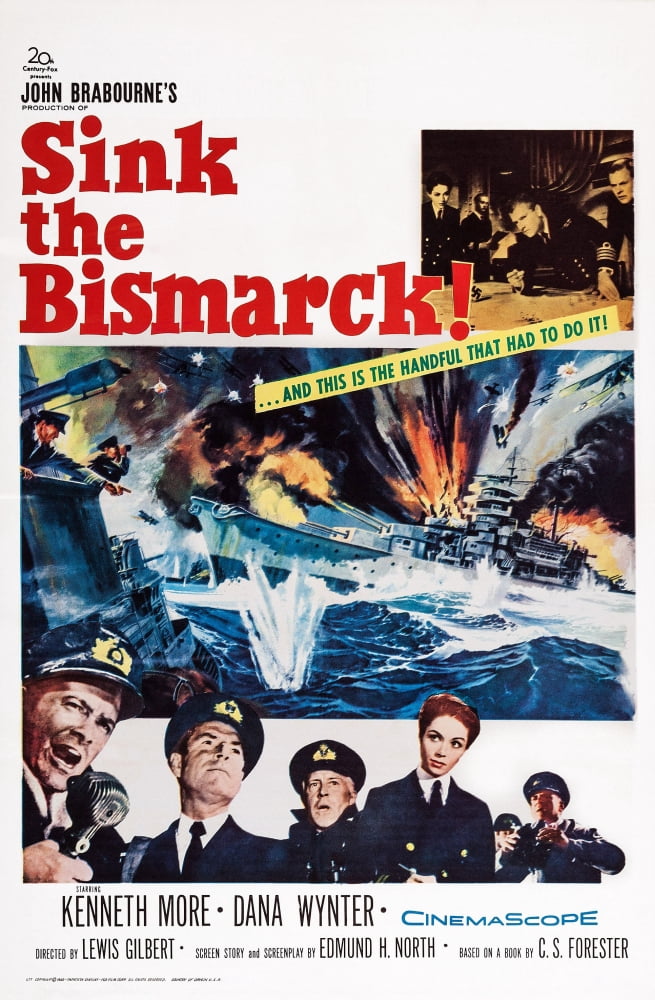Sink The Bismarck U Canvas Art - (11 x 17)