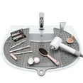 thumbnail image 1 of Sink Topper Cover for Bathroom Counter Spaces Organizer Makeup Mat, Silver, Standard, 1 of 9
