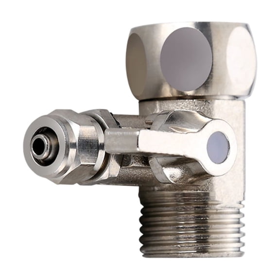 Sink Under Water filter Tee Feed Water Valve Adapter Tube push to connect angle stop adapter valve Water Supply Diverter