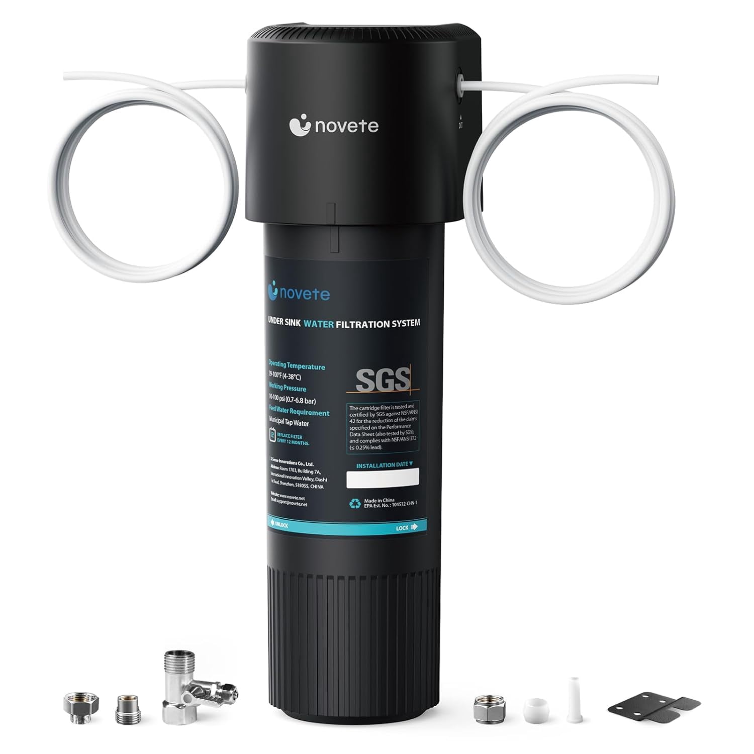Rpc Filter Sink Water Filter, 1/4