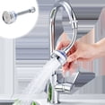 thumbnail image 1 of Sink Water Filter,360° Rotating Faucet Water Filter,Kitchen Bathroom Universal Swivel Sink Filter,Removes Chlorine Fluoride Heavy Metals Hard Water for Home Kitchen, 1 of 6
