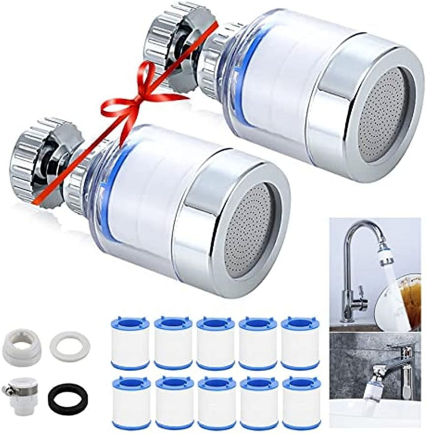 Sink Water Filter Faucet,Universal 360 ° Rotating Faucet Water Filter