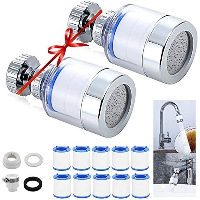 Sink Water Filter Faucet,Universal 360 ° Rotating Faucet Water Filter