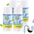 thumbnail image 1 of Sink & drain cleaner powder-quick foaming sink & drain clog remover, powerful pipe unblocking agent, suitable for kitchen, bathroom, toilet, and floor drains, quick cleaning tool, each pack 3.9 ounce, 1 of 4